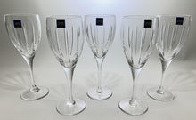 Cristal de Sevres Corinthe Blown Crystal Wine Glass Collection of Five. FRANCE, 1993-2006