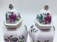 John Aynsley Pembroke Fine Bone China Hexagonal Ginger Jar and Lid Pair, c. 1968-2015