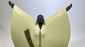 Sankofa United Treasures Norman Hughes "Joy" Nyame Dua 13"H Figurine, 1998
