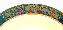 Royal Doulton Carlyle Teal/ Gold 143-Piece Dinnerware Collection for Eighteen.