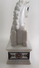 Elizabeth Arden Byzantium Porcelain Emperor's Stallion Figurine Vanity/ Trinket Box. c.1980