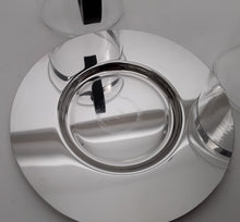 Bodum Bistro-Style Glass and Steel Coffee Cup Collection of Three. RESERVED