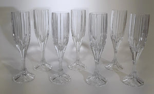 Mikasa Berkeley Champagne Flute Collection of Seven
