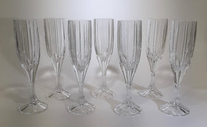  Mikasa Berkeley Champagne Flute Collection of Seven