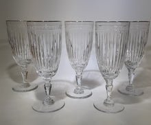 Waterford Marquis Hanover Gold Crystal Iced Tea Set of Five.