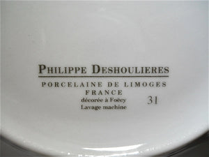 Philippe Deshoulieres The Four Seasons France Limoges Canape Six Plate Collection.