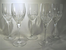 Mikasa Arctic Lights Contemporary Crystal Water Goblets Collection of Five