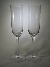 Tiffany & Co. Classic Fluted Champagne Blown Glass Set of Two
