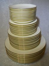 Pfaltzgraff Royale Cream/ Gold Trim American Bone China 43 piece Dinnerware Collection