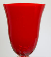 Lenox Holiday Gems Ruby All Purpose/ Wine Blown Glass Collection of Five