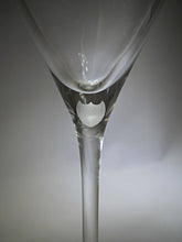 Dom Perignon Etched Champagne Flute Blown Glass Collection of Four
