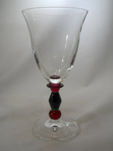 Mikasa Festive Kensington Red/Green Stem Wine Glass Collection of Four