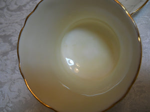 Paragon By Appointment circa 1935 "Rockery" Yellow Floral Tea Cup & Saucer