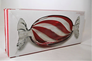 Mikasa Celebrations Candy Wrapper Sweet Dish in Peppermint Twist Design