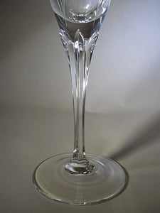 Gorham Handcrafted Crystal Jolie Champagne Flute Collection of Four.