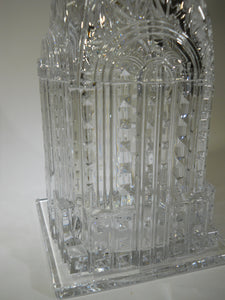 RARE Shannon Crystal/ Godinger 12-inch Art Deco Style Hi-Rise Covered Box