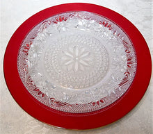  Crate and Barrel and Indiana Depression Glass 14-Piece Holiday Dinner and Salad/Dessert Plate Tableware Collection For Seven