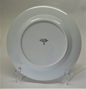 Fitz and Floyd Red/White/and Black 43-Piece "Dotted Suisse" Dinnerware Plate Collection for Eight. (No Cups/Mugs).