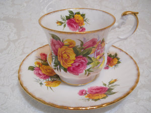 Rosina-Queens "Centenary Year" Bone China Tea Cup and Saucer