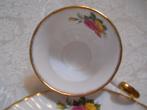 Rosina-Queens "Centenary Year" Bone China Tea Cup and Saucer