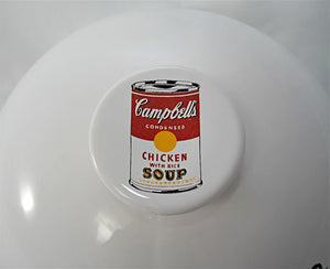 Andy Warhol Signed Campbell's Pop Art Tableware Soup Tureen with Ladle by Block