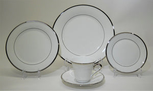 Lenox Solitaire White 67-Piece Dinnerware Collection for Twelve.  