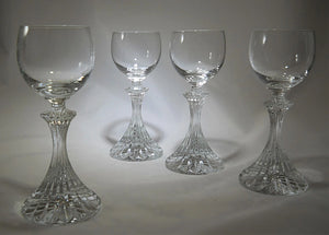 Mikasa The Ritz Cordial Glasses Collection of Four, 1993-1997