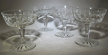 Waterford Lismore Champagne/ Tall Sherbet Crystal Glass Collection of Four