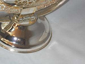 Silver Plated 3 Tier Folding Serving Tray