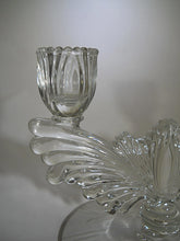 Tiffin-Franciscan Art Deco Wing Shaped Double Light Candle Holder Set of Two