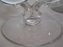 Fostoria Colony Pressed Glass Double Candle Holder Pair