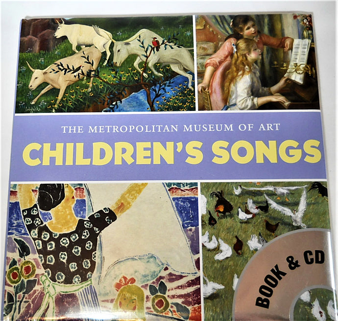 The Metropolitan Museum of Art Children's Songs Book w/CD. NEW & SEALED