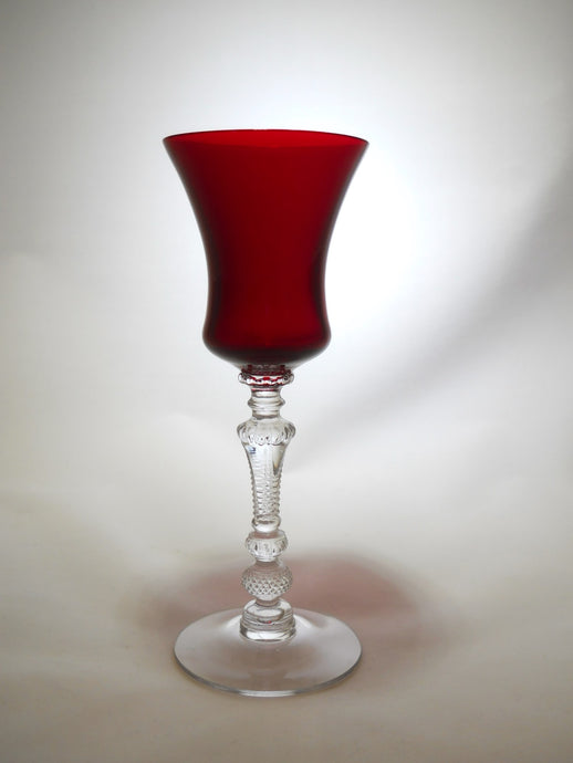 Cambridge Glass Gadroon Ruby 2 OZ.Wine Glass 1933-1943