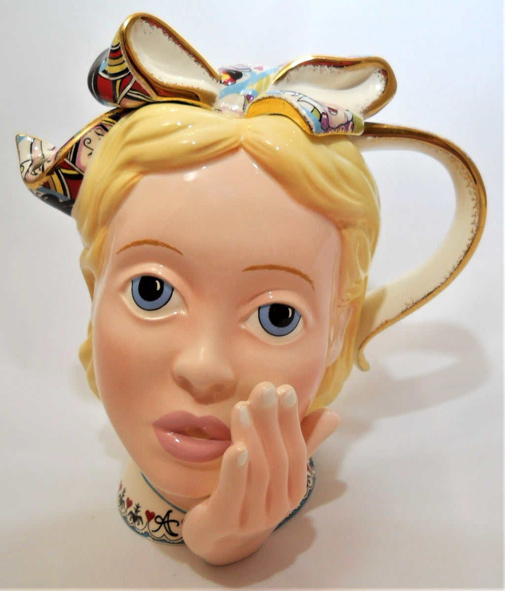 Paul Cardew Collectibles Alice In Wonderland Large Teapot BINCHEY'S LLC.