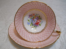 Royal Grafton English Fine Bone China Pink Teacup/Saucer Set