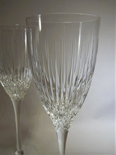 Rogaska Vogue Blown Crystal Water Goblet Set of Two.