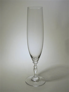 Mikasa Venezia Crystal Fluted Champagne Collection of Six