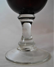 Knight's Tale Medieval Ruby Red Goblet 14 oz Glass Collection of Seven