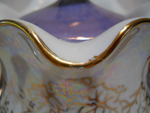 Lusterware Musical Coffee/Teapot and Six Cup/Saucer Set in Iridescent Lavender/ Gold, c. 1950's. Very Rare.