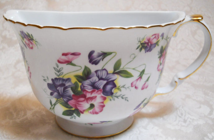 Nantucket Large Porcelain Floral Teacup Hanging Planter