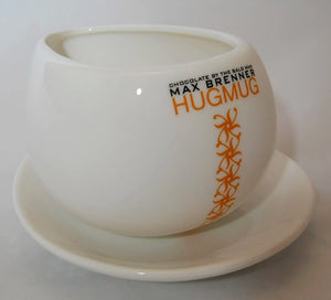 Max Brenner Hug Mug Hot Chocolate Mug Collection of Five with Matching Saucers