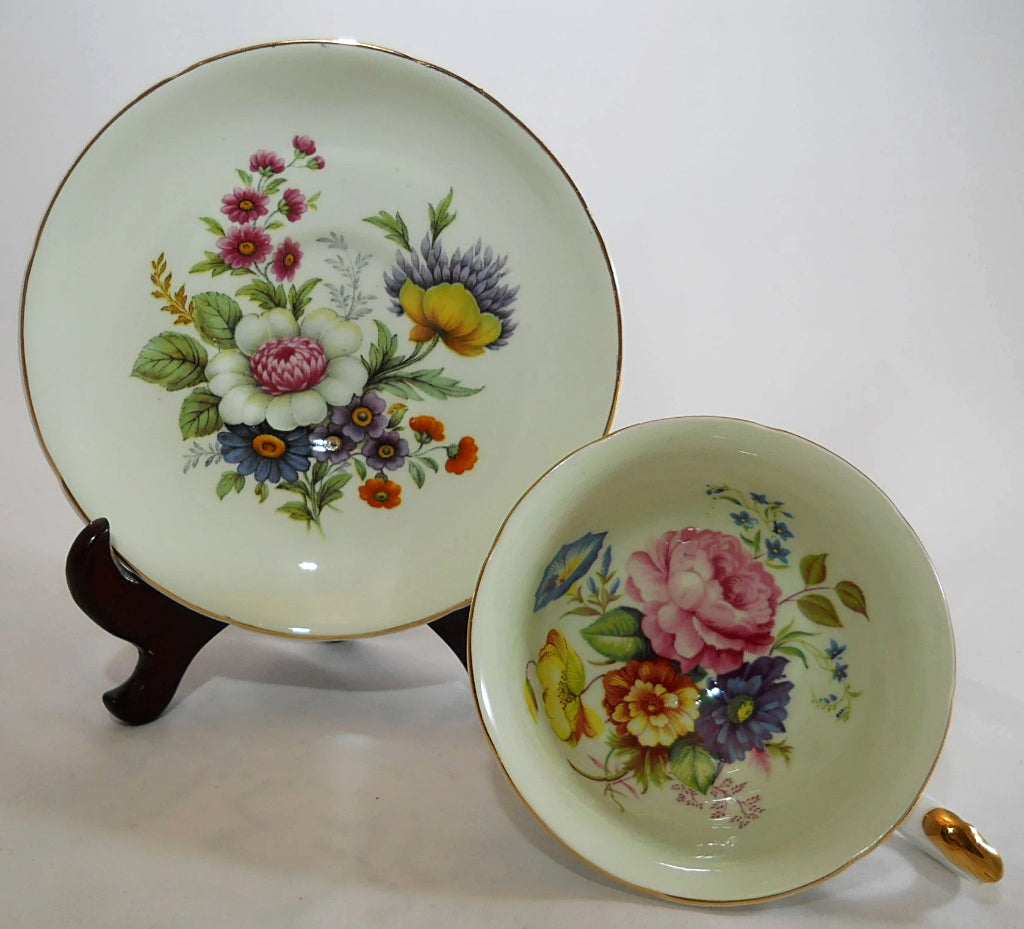 Royal Worcester Plates, Tea Cups and Saucers; Fine Bone China