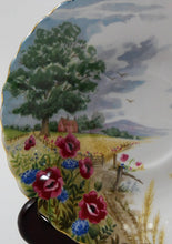 Royal Albert England Country Scenes Harvest Song Bone China Teacup and Saucer Pair