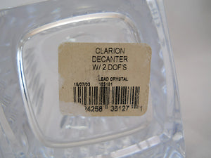 Waterford Crystal Clarion Spirit Decanter and Stopper
