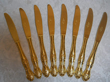 Stanley Roberts Charles IV Gold Electroplate 50 Piece Flatware Service for Eight  