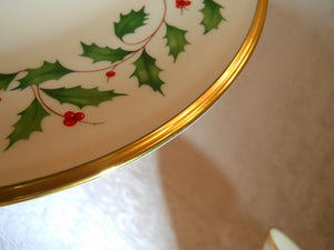 Lenox Holiday Dimension 40-Piece Porcelain Dinnerware/ Tableware Collection for Ten. USA Mark.