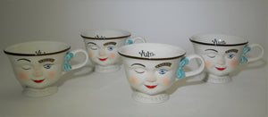 Bailey's Irish Cream Limited Edition "Yum" His / Hers "Winking Face" 11-Piece Teapot Collection