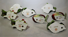 Fruit Fine Bone China Napkin Ring Collection of Eight