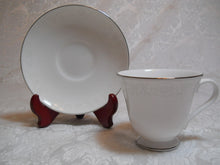 Wedgwood St. Moritz White with Platinum Cup/Saucer and Plates Set, 1999, England