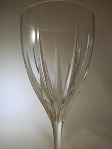 Lenox Stardust Wine Lead Crystal Glass Collection of Four
